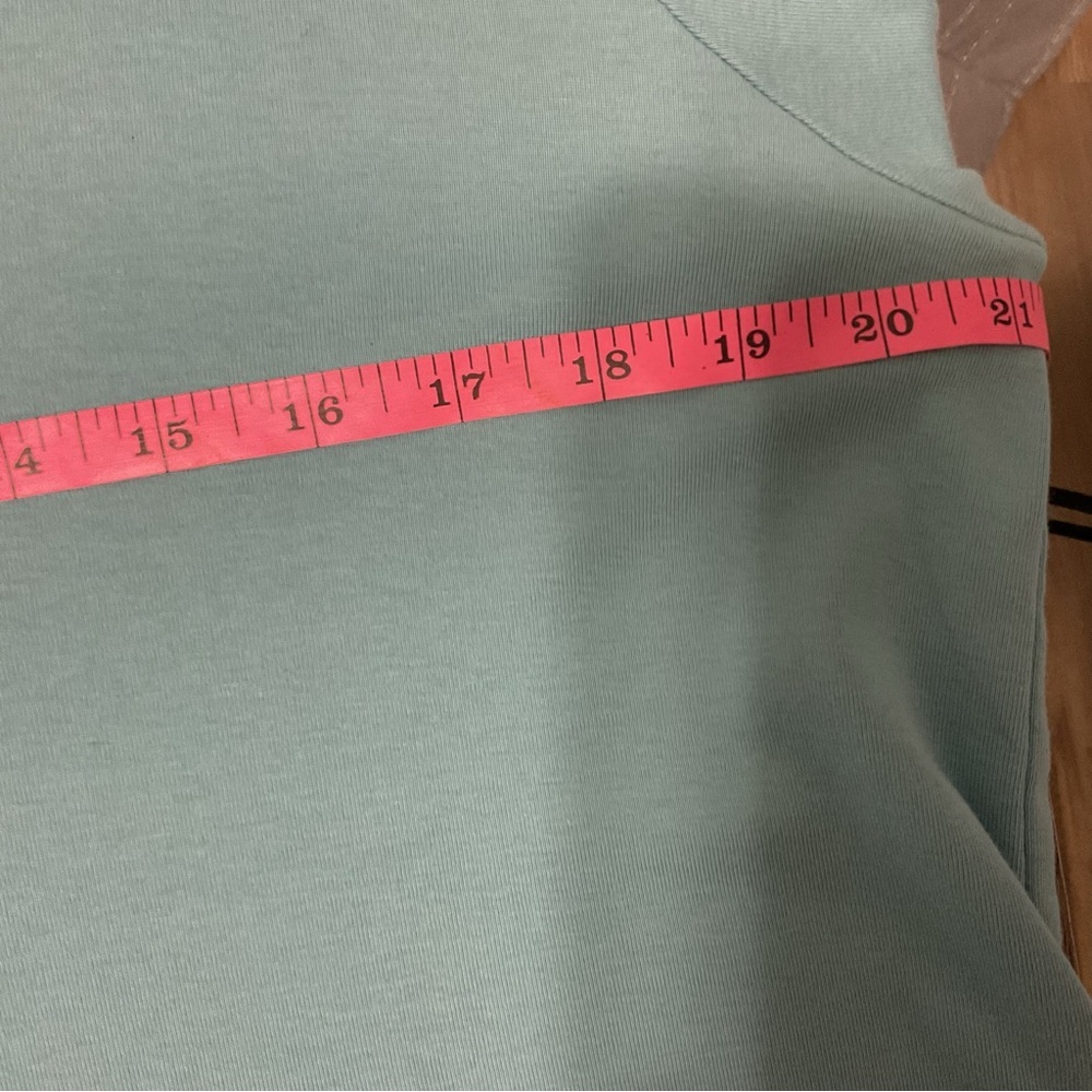 J. Jill Perfect Pima Cotton Blue 3/4 Sleeve Size L - Picture 6 of 7